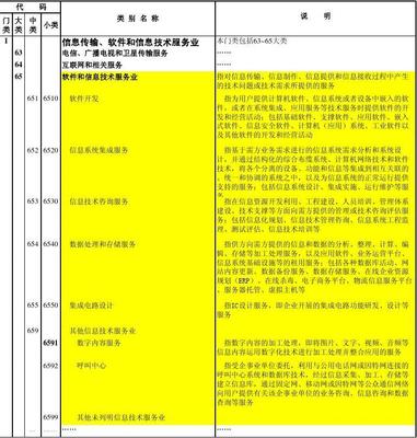《國民經(jīng)濟(jì)行業(yè)分類》(GB/T 4754-2011)中的信息技術(shù)咨詢服務(wù)分類解析